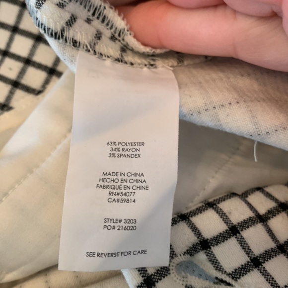 CAbi Windowpane Ponte XS Jacket and Size 2 Trousers - Picture 6 of 6